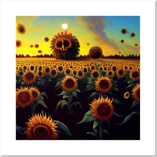 Sunflower party Posters and Art